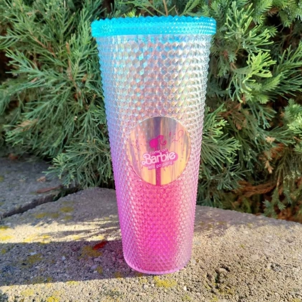 Barbie Pink and Blue Textured Tumbler